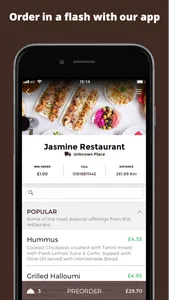 Jasmine Restaurant App screenshot 0