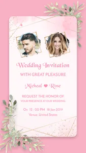 Digital Invitation Card Maker screenshot 3