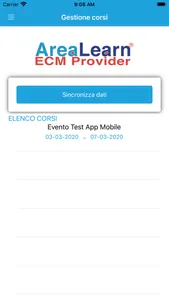 Eventi AreaLearn screenshot 1