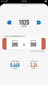 Ductulator Duct Sizing screenshot 4