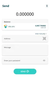 ProximaX Sirius Wallet screenshot 0