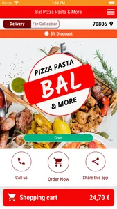 Bal Pizza Pasta & More screenshot 0