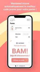 Wanteeed Code Promo & Cashback screenshot 2