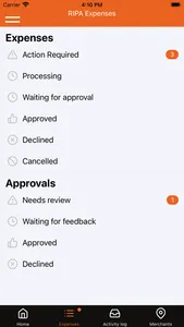 RIPA Expenses screenshot 4