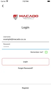 Macado Security screenshot 0