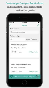 GlyceMeal - Carbs calculator screenshot 2