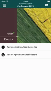 AgWest Events screenshot 1