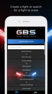 Global Boxing Scorer (GBS) screenshot 0