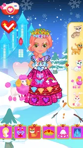 Princess Makeup Dress Design screenshot 0