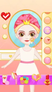 Princess Makeup Dress Design screenshot 4