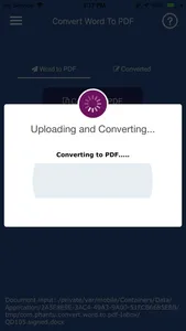 Convert DOC/DOCX to PDF screenshot 2
