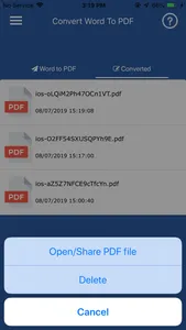 Convert DOC/DOCX to PDF screenshot 3