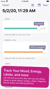 Libi: Libido & Period Tracker screenshot 1