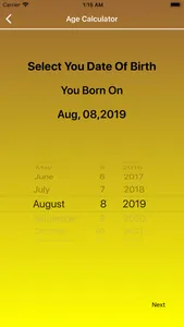 Ages Calculator screenshot 2