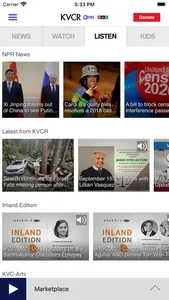 KVCR Public Media App screenshot 2