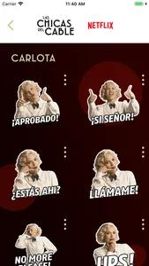 Stickers Las Chicas del Cable screenshot 2