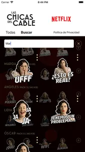 Stickers Las Chicas del Cable screenshot 5