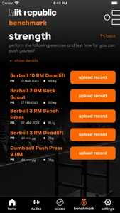 hiit republic - Member ID screenshot 4