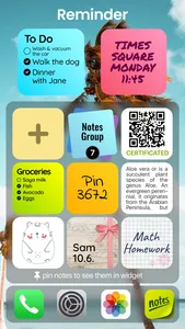 Sticky Notes & Color Widget screenshot 2
