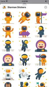 Starman Stickers for iMessage screenshot 0