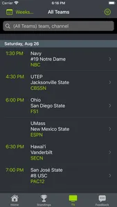 Maryland Football Schedules screenshot 4