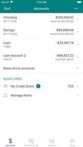 Pacific Cascade Mobile Banking screenshot 2