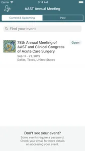 AAST Annual Meeting screenshot 1