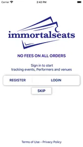 Immortal Seats: Event Tickets screenshot 1