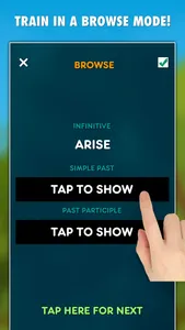 Irregular Verbs Test LITE screenshot 2