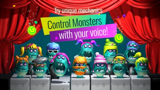 Piano Monsters: Fun music game screenshot 0