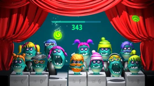 Piano Monsters: Fun music game screenshot 2