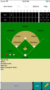 Zeemerix PlayByPlay Baseball! screenshot 1