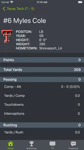 Texas Tech Football Schedules screenshot 6