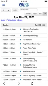 WERU Community Radio App screenshot 6