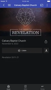 Calvary Baptist Church Lindsay screenshot 1