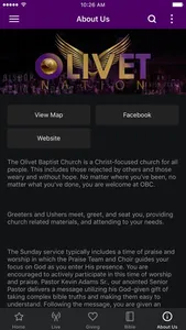 Olivet Baptist Church App screenshot 2