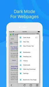 Dark Browser- Private&Secure screenshot 0