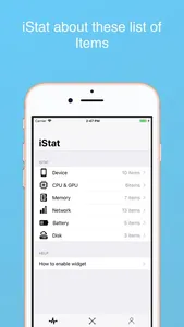 iStat Widget screenshot 1