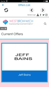 West Bromwich BID Card screenshot 2