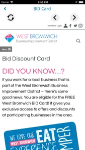 West Bromwich BID Card screenshot 3