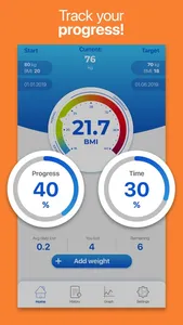 Weight Tracker BMI Calculator screenshot 1