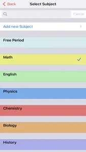 College/University Schedule screenshot 2