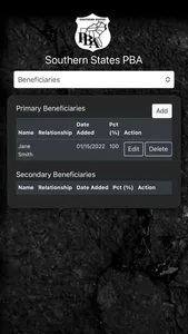 SSPBA Membership Portal screenshot 2