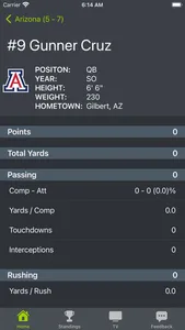 Arizona Football Schedules screenshot 6