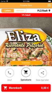 Pizzeria Eliza screenshot 0