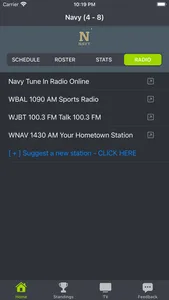 Navy Football Schedules screenshot 3