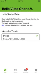 Chorsystem Singste App screenshot 0