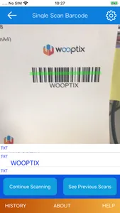 Wooptix Barcode Scanner screenshot 2