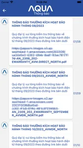 eAQUA Warranty screenshot 8