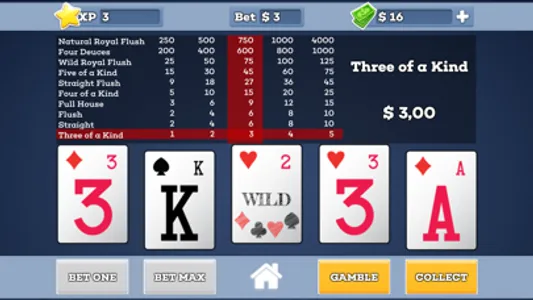 Deuces Wild * Video Poker screenshot 1